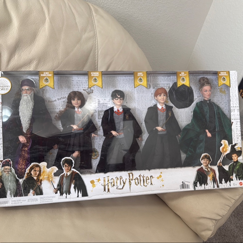 Harry Potter Doll Set with Black Robes
